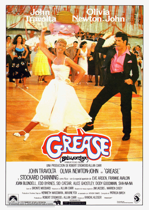 Grease - Spanish Movie Poster