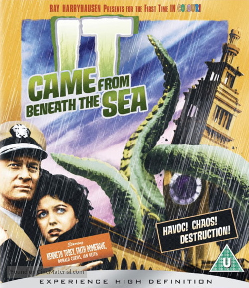 It Came from Beneath the Sea - British Blu-Ray movie cover