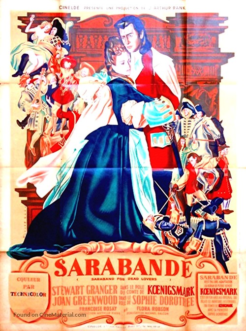 Saraband for Dead Lovers - French Movie Poster