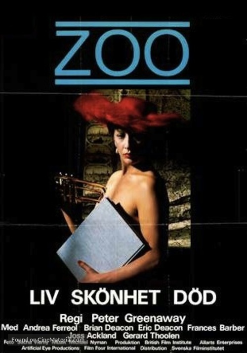 A Zed &amp; Two Noughts - Swedish Movie Poster