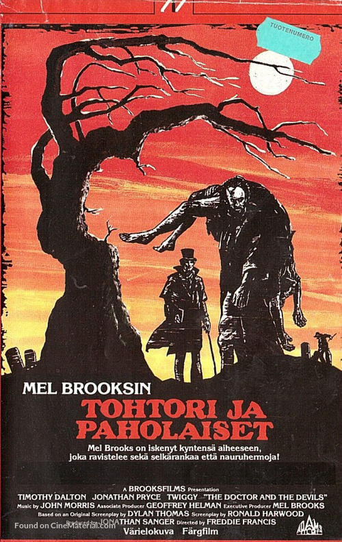 The Doctor and the Devils - Finnish VHS movie cover