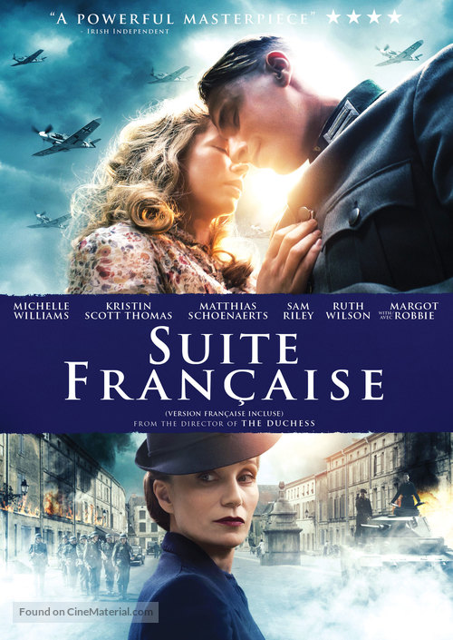 Suite Fran&ccedil;aise - Canadian DVD movie cover