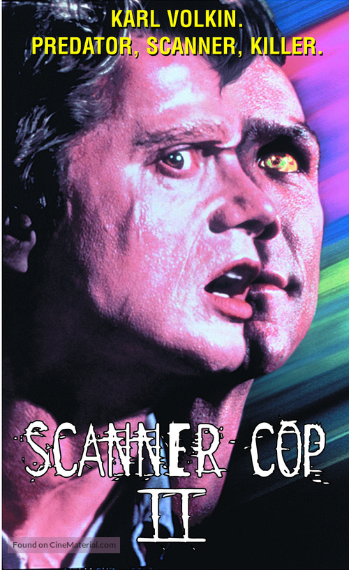 Scanner Cop II - British VHS movie cover
