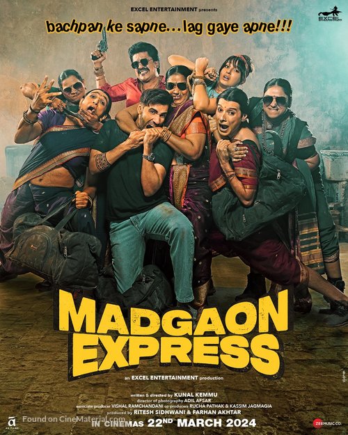 Madgaon Express - Indian Movie Poster