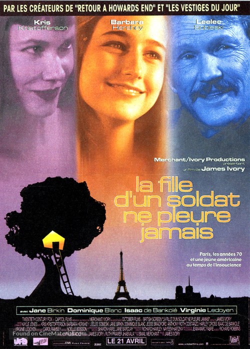 A Soldier&#039;s Daughter Never Cries - French Movie Poster