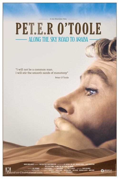 Peter O&#039;Toole: Along the Sky Road to Aqaba - Irish Movie Poster