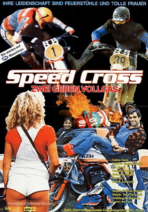Speed Cross - German Movie Poster