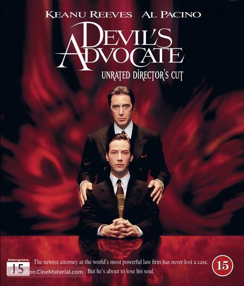 The Devil&#039;s Advocate - Danish Blu-Ray movie cover