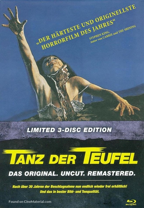 The Evil Dead - German Blu-Ray movie cover