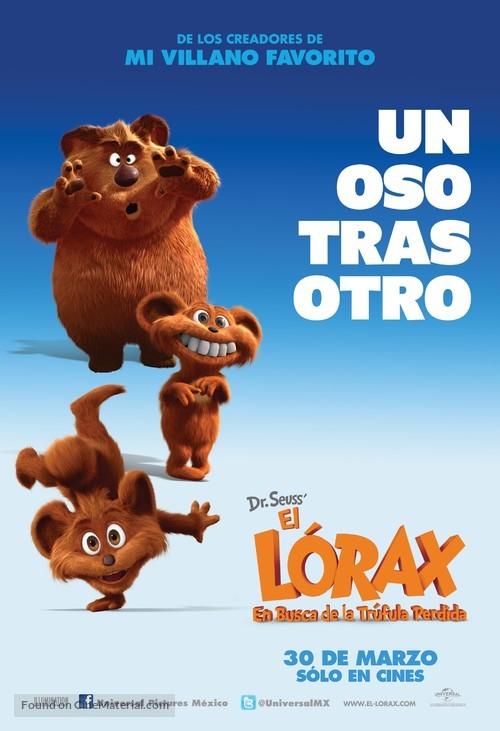 The Lorax - Mexican Movie Poster