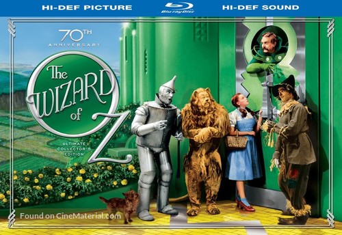 The Wizard of Oz - Blu-Ray movie cover