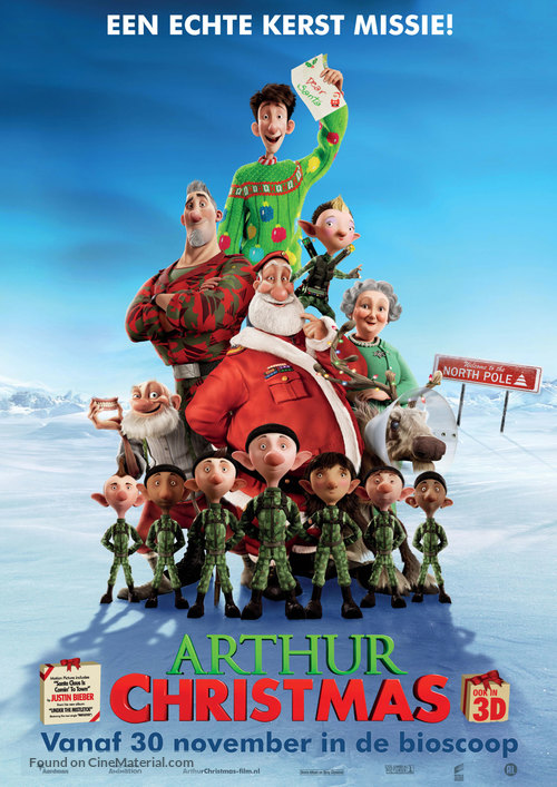 Arthur Christmas - Dutch Movie Poster