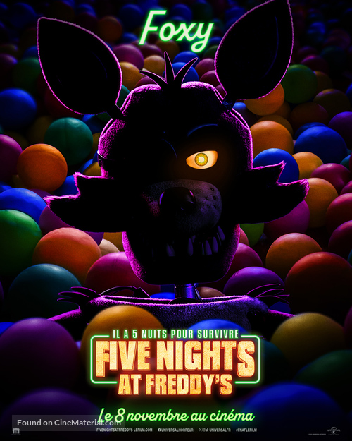 Five Nights at Freddy&#039;s - French Movie Poster