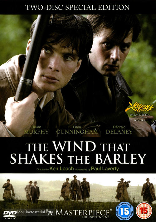 The Wind That Shakes the Barley - British DVD movie cover