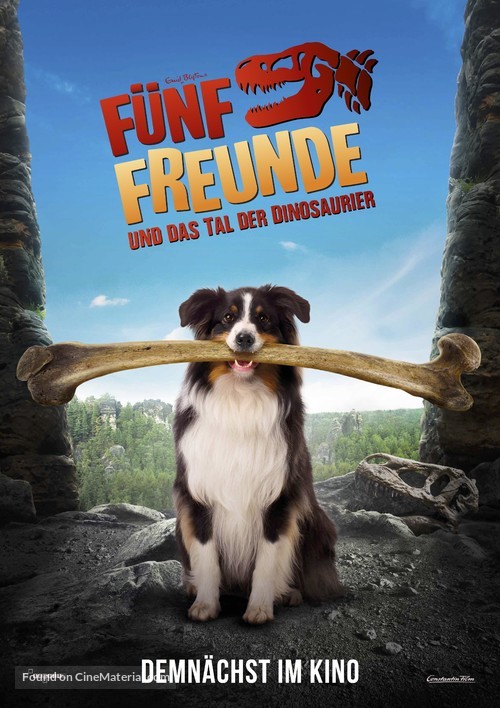 F&uuml;nf Freunde und das Tal der Dinosaurier - German Movie Poster