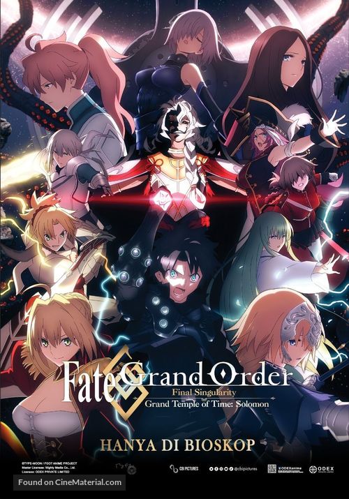 Fate Grand Order: The Grand Temple of Time - Indonesian Movie Poster