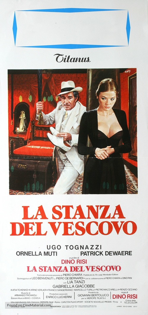 La stanza del vescovo - Italian Movie Poster