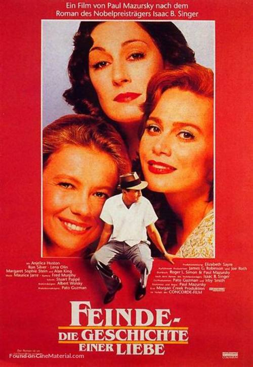 Enemies: A Love Story - German Movie Poster