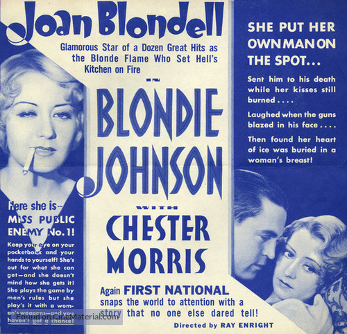Blondie Johnson - poster
