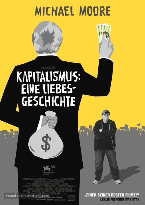 Capitalism: A Love Story - German Movie Poster