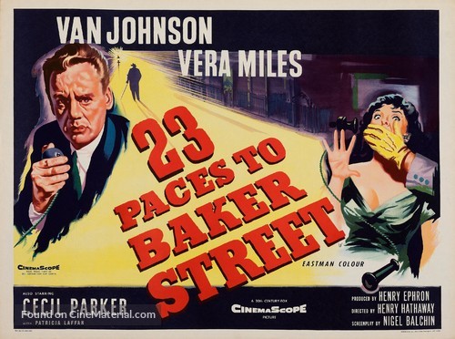 23 Paces to Baker Street - British Movie Poster