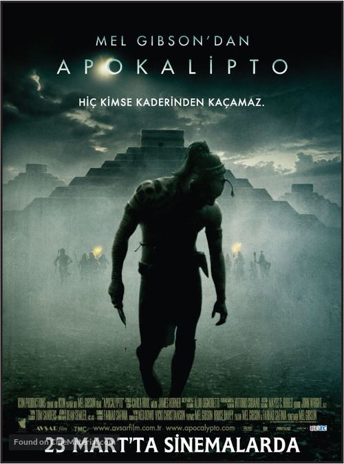 Apocalypto - Turkish Movie Poster