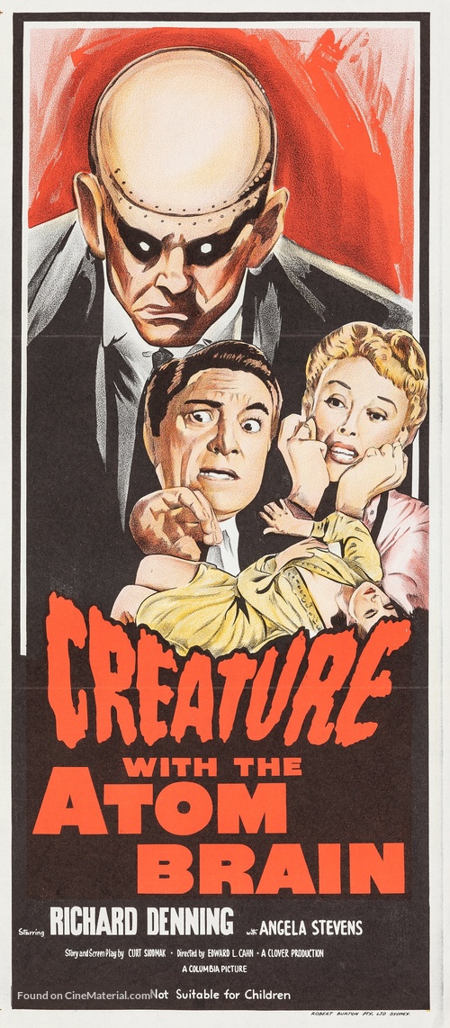 Creature with the Atom Brain - Australian Movie Poster