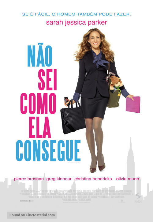 I Don&#039;t Know How She Does It - Brazilian Movie Poster