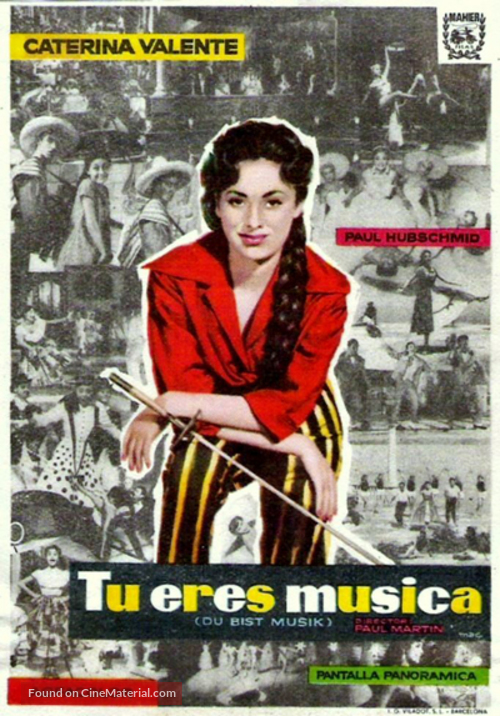 Du bist Musik - Spanish Movie Poster