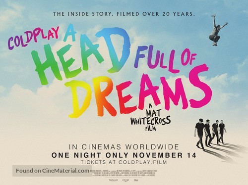 Coldplay: A Head Full of Dreams - British Movie Poster