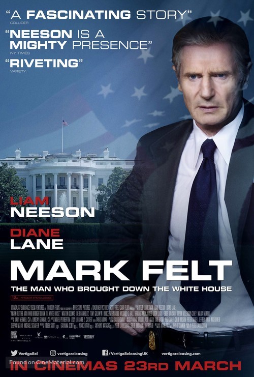 Mark Felt: The Man Who Brought Down the White House - British Movie Poster