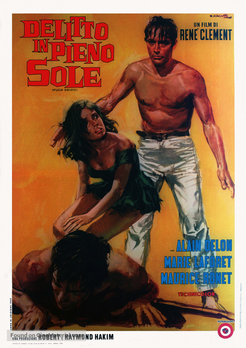 Plein soleil - Italian Movie Poster