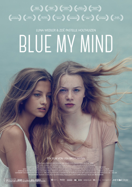 Blue My Mind - German Movie Poster