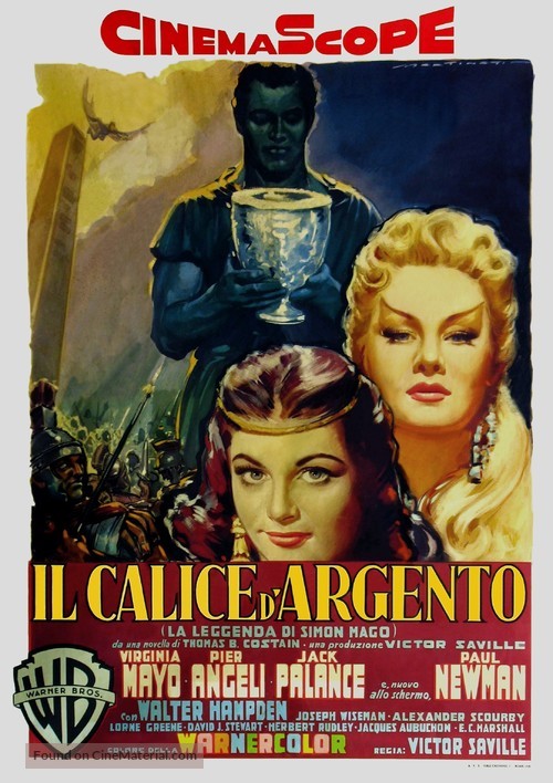 The Silver Chalice - Italian Movie Poster