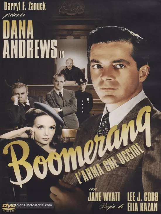 Boomerang! - Italian DVD movie cover