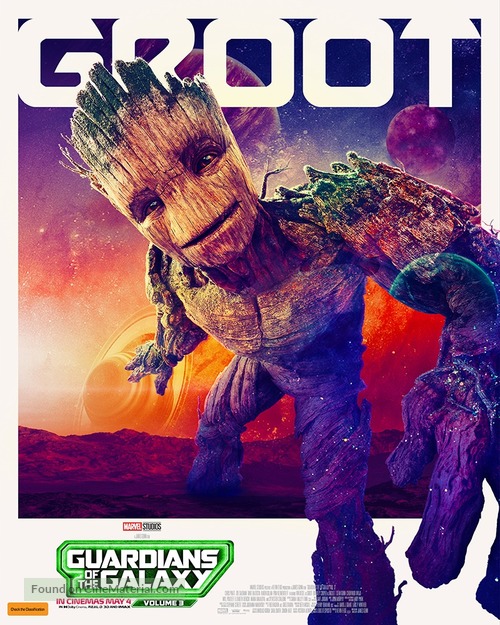 Guardians of the Galaxy Vol. 3 - Australian Movie Poster