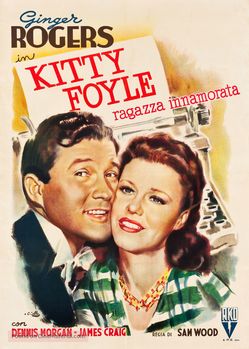 Kitty Foyle: The Natural History of a Woman - Italian Movie Poster
