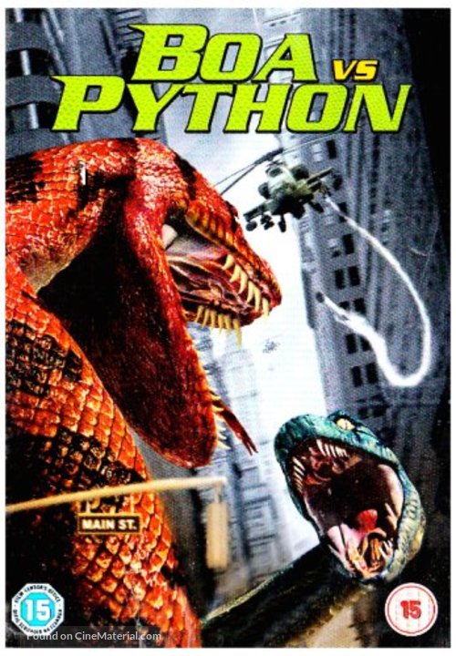 Boa vs. Python - British Movie Cover