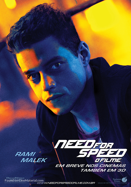 Need for Speed - Brazilian Movie Poster