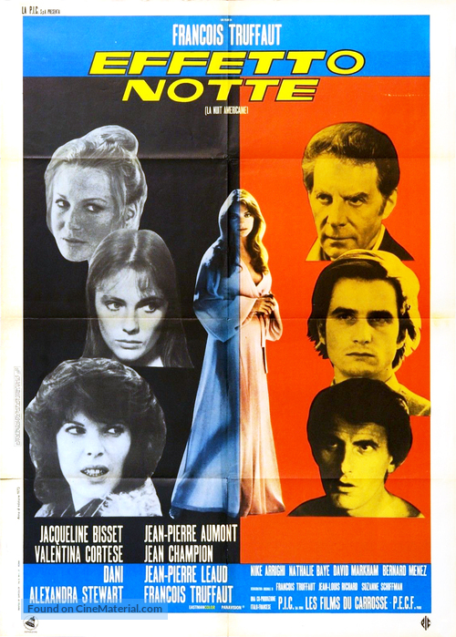 La nuit am&eacute;ricaine - Italian Movie Poster