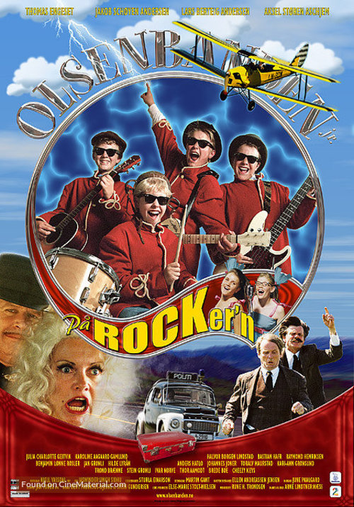 Olsenbanden Junior p&Atilde;&yen; rocker&#039;n - Norwegian Movie Poster