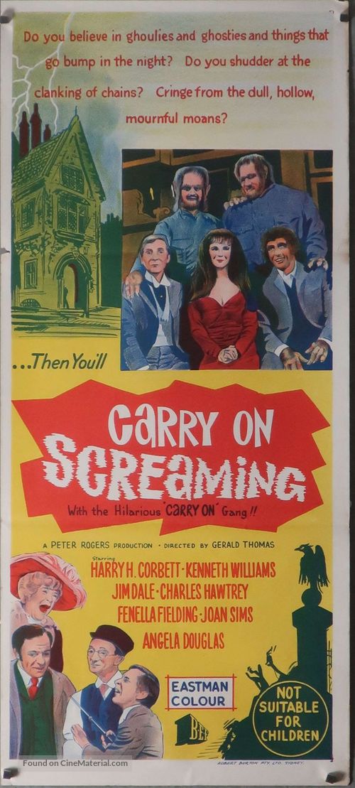 Carry on Screaming! - Australian Movie Poster