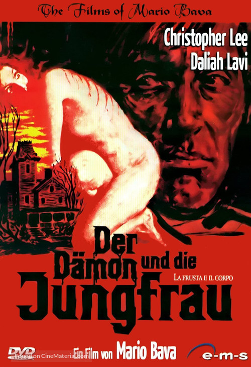 La frusta e il corpo - German DVD movie cover