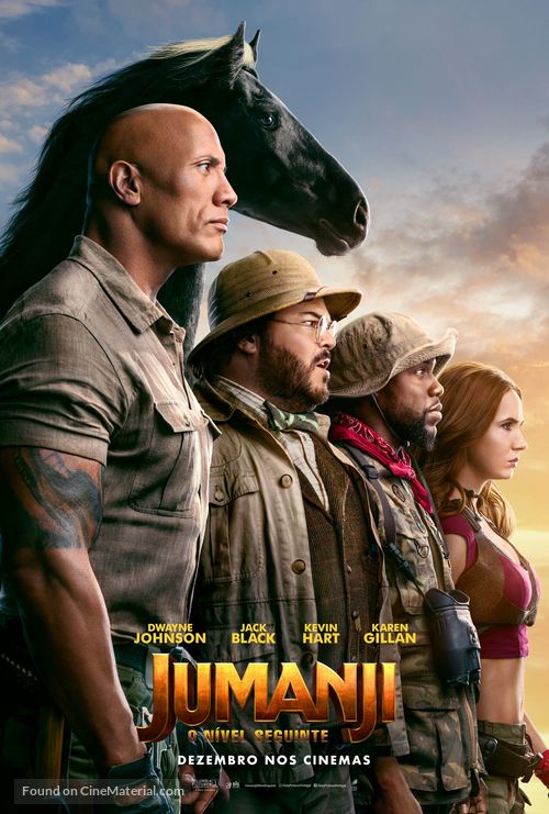 Jumanji: The Next Level - Portuguese Movie Poster
