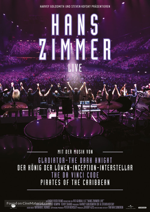 Hans Zimmer Live on Tour - German Movie Poster