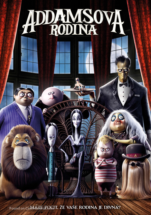 The Addams Family - Czech DVD movie cover