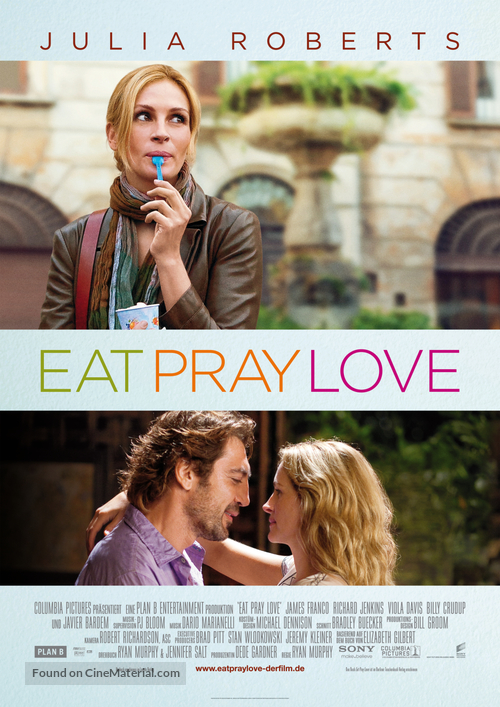 Eat Pray Love - German Movie Poster