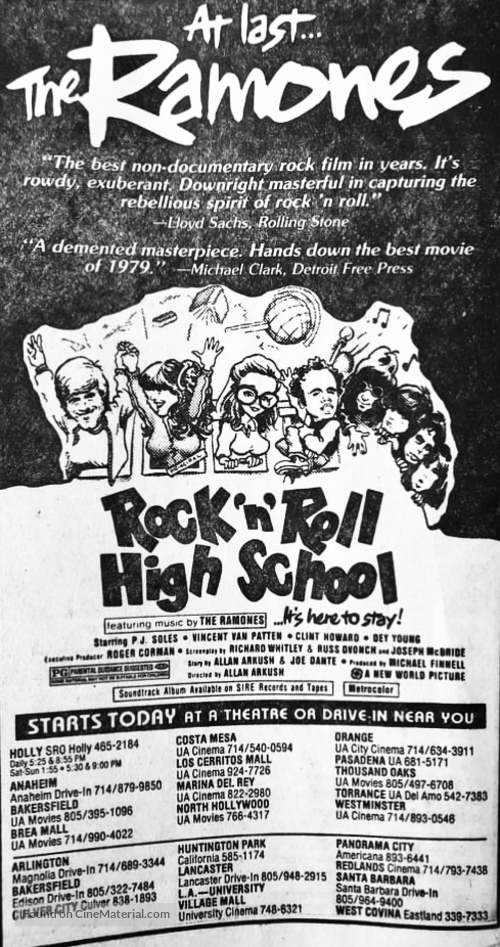 Rock &#039;n&#039; Roll High School - poster