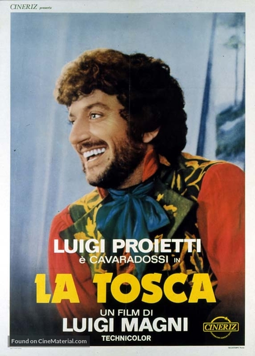 La Tosca - Italian Movie Poster