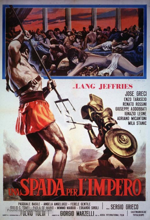 Una spada per l&#039;impero - Italian Movie Poster